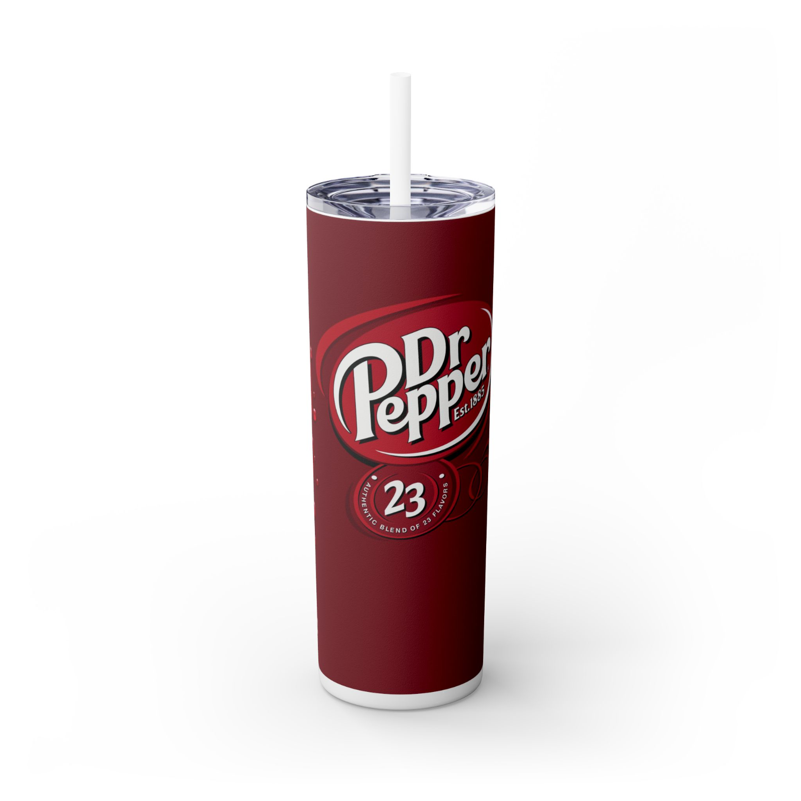 Cola Dr Pepper Fanta Sprite Fizzy Drinks 20oz Skinny Travel Tumbler With Lid