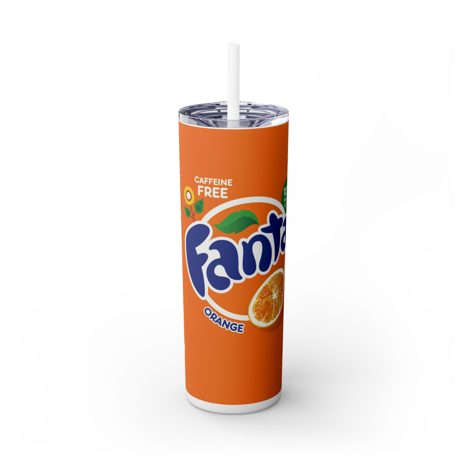 Cola Dr Pepper Fanta Sprite Fizzy Drinks 20oz Skinny Travel Tumbler With Lid