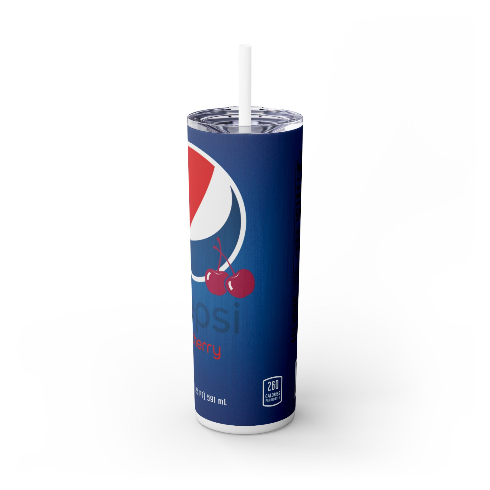 Cola Dr Pepper Fanta Sprite Fizzy Drinks 20oz Skinny Travel Tumbler With Lid