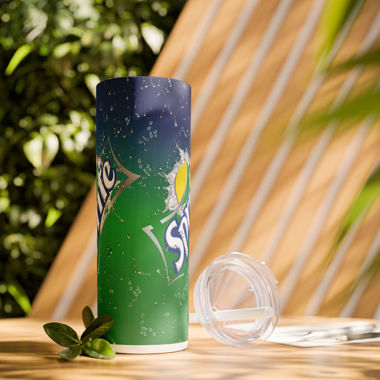 Cola Dr Pepper Fanta Sprite Fizzy Drinks 20oz Skinny Travel Tumbler With Lid