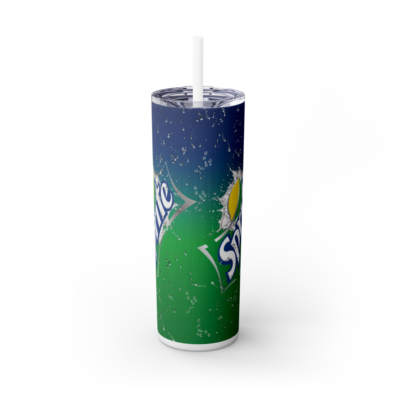 Cola Dr Pepper Fanta Sprite Fizzy Drinks 20oz Skinny Travel Tumbler With Lid