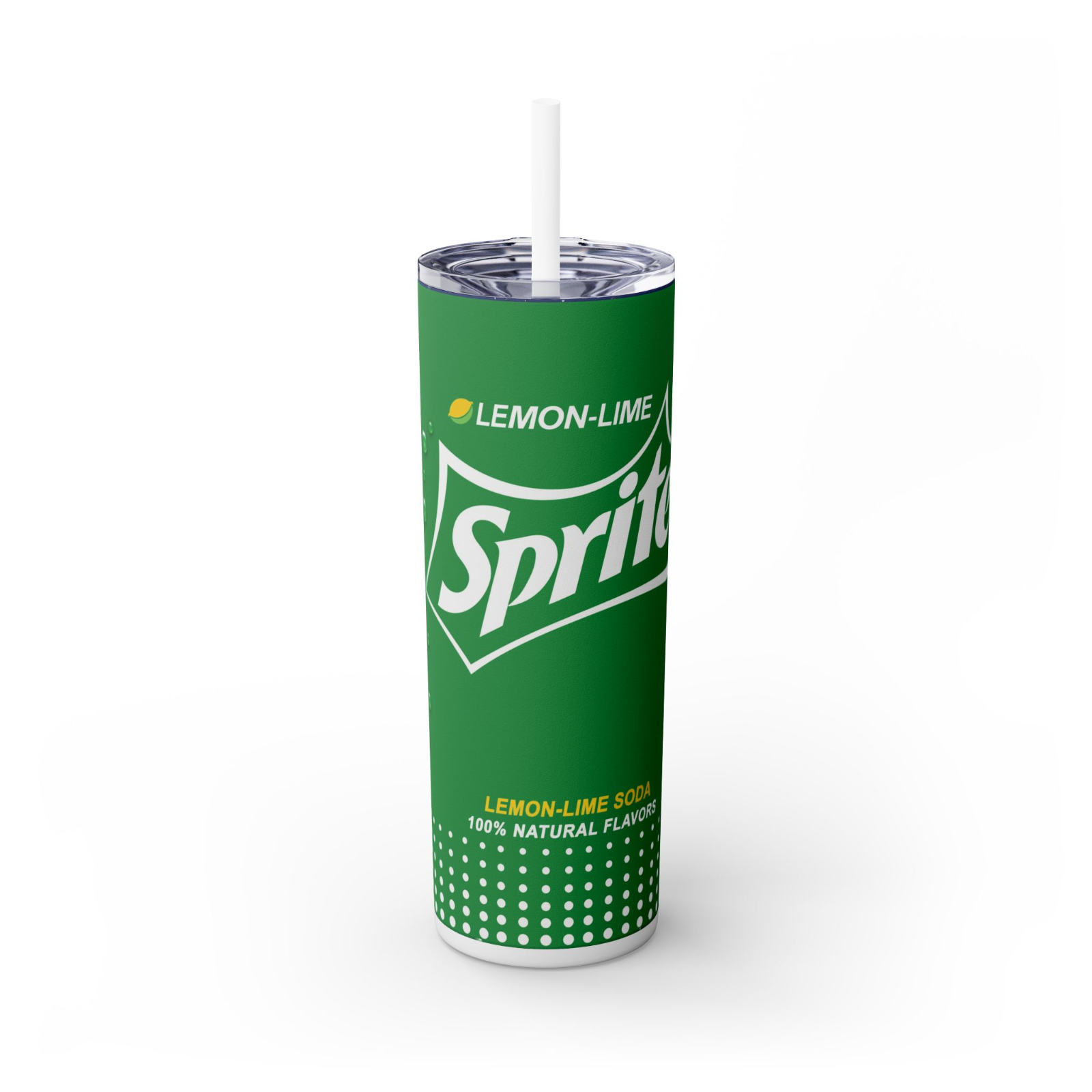 Cola Dr Pepper Fanta Sprite Fizzy Drinks 20oz Skinny Travel Tumbler With Lid