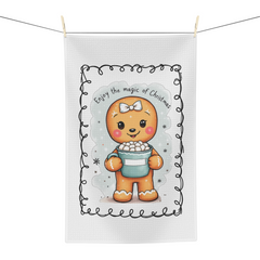 Gingerbread Cocoa Cutie Christmas Towel – Holiday Kitchen Decor