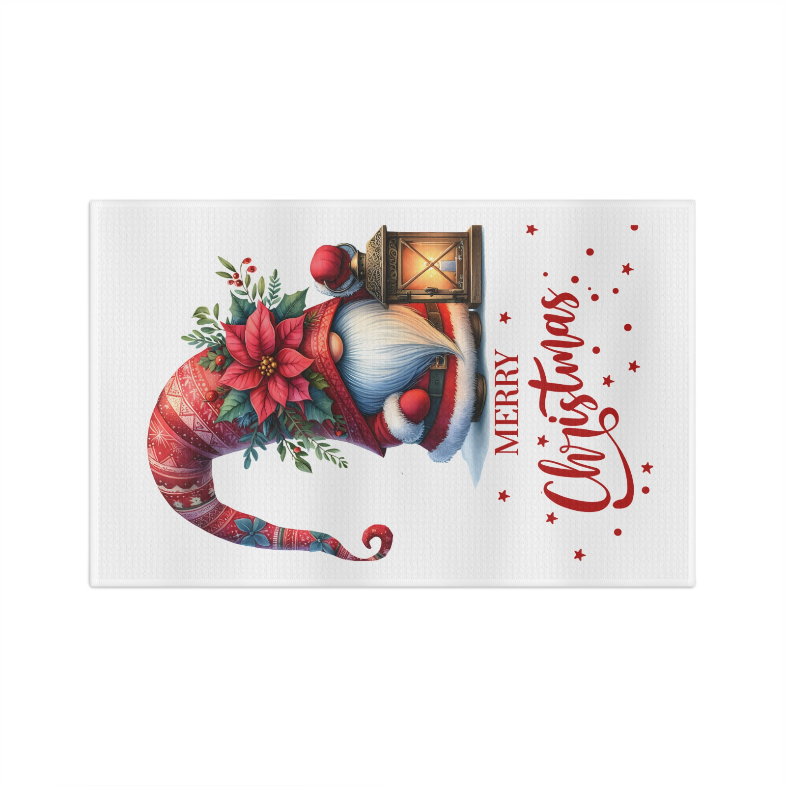 Merry Gnome Christmas Towel – Festive Holiday Kitchen Decor