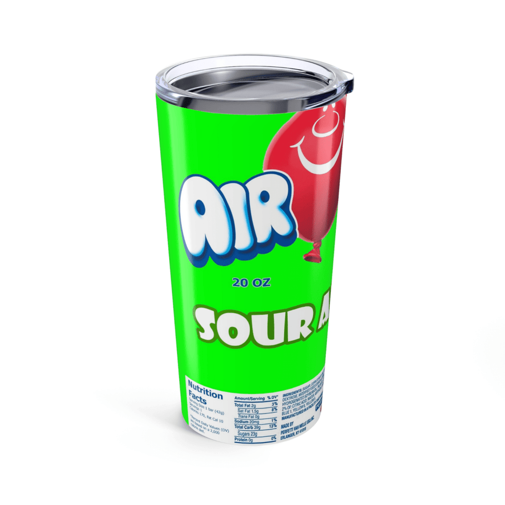 AirHeads Inspired 20oz Travel Coffee tumbler Mug with straw stainless steel - East Coast Gifts