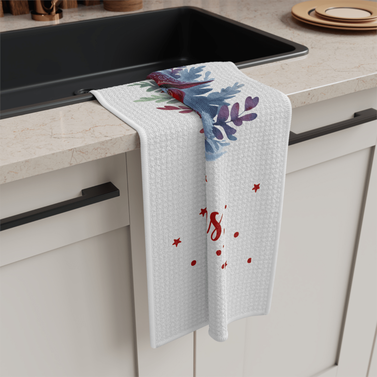 Classic Christmas Gnome Towel – Cozy Santa Gnome Holiday Kitchen Decor - East Coast Gifts
