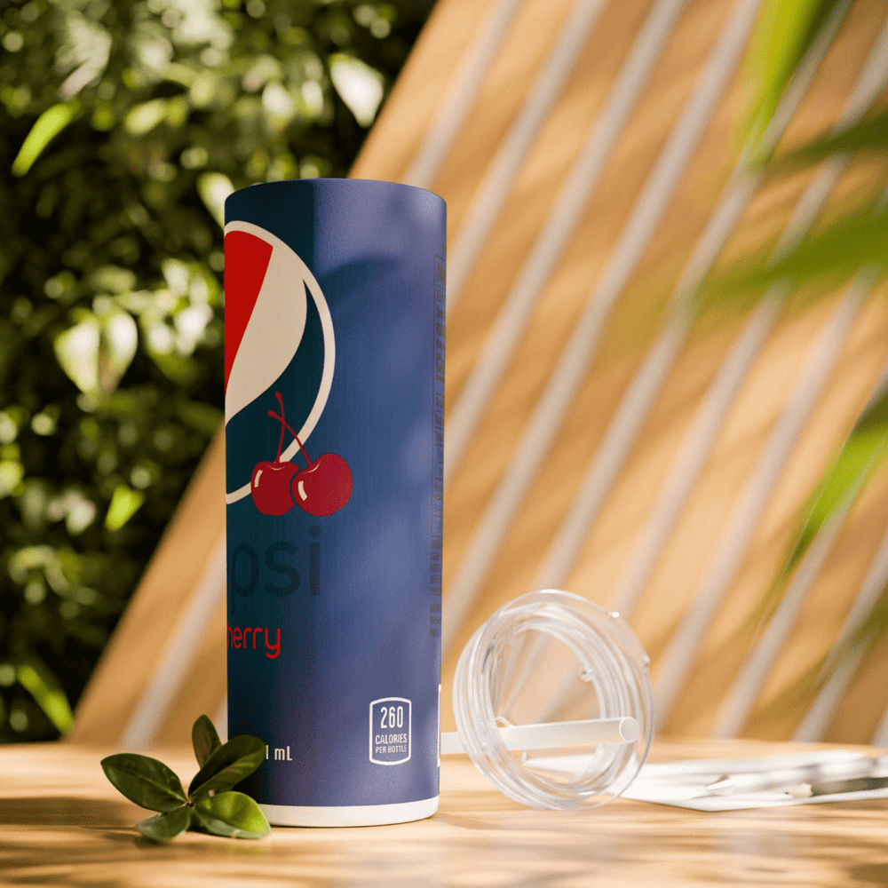 Cola Dr Pepper Fanta Sprite Fizzy Drinks 20oz Skinny Travel Tumbler With Lid - East Coast Gifts
