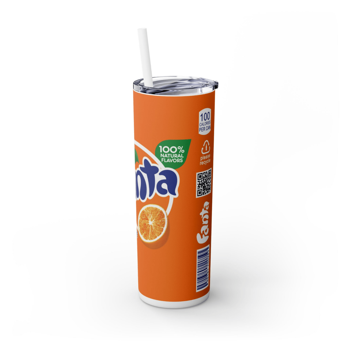 Cola Dr Pepper Fanta Sprite Fizzy Drinks 20oz Skinny Travel Tumbler With Lid - East Coast Gifts