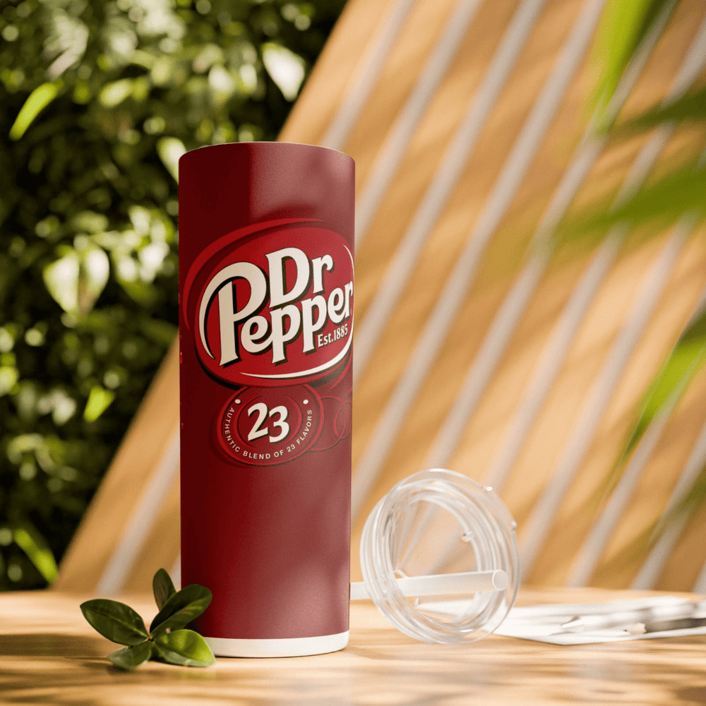 Cola Dr Pepper Fanta Sprite Fizzy Drinks 20oz Skinny Travel Tumbler With Lid - East Coast Gifts