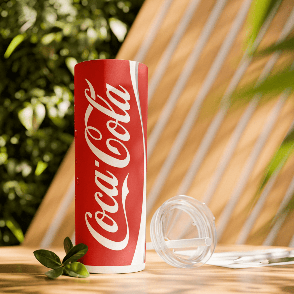 Cola Dr Pepper Fanta Sprite Fizzy Drinks 20oz Skinny Travel Tumbler With Lid - East Coast Gifts