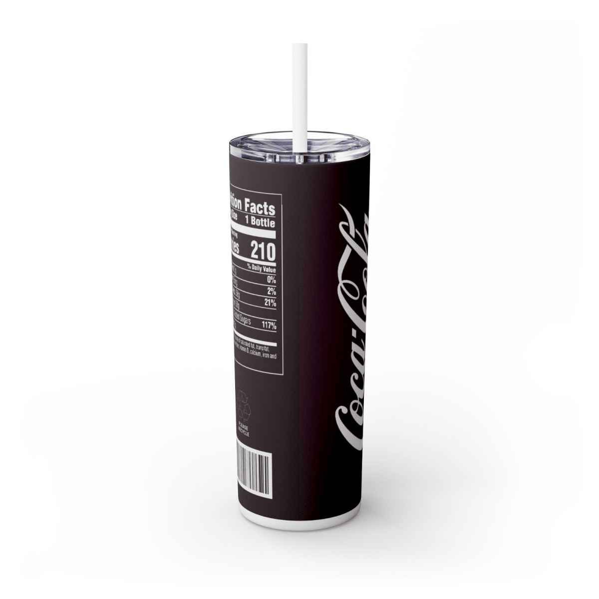 Cola Dr Pepper Fanta Sprite Fizzy Drinks 20oz Skinny Travel Tumbler With Lid - East Coast Gifts