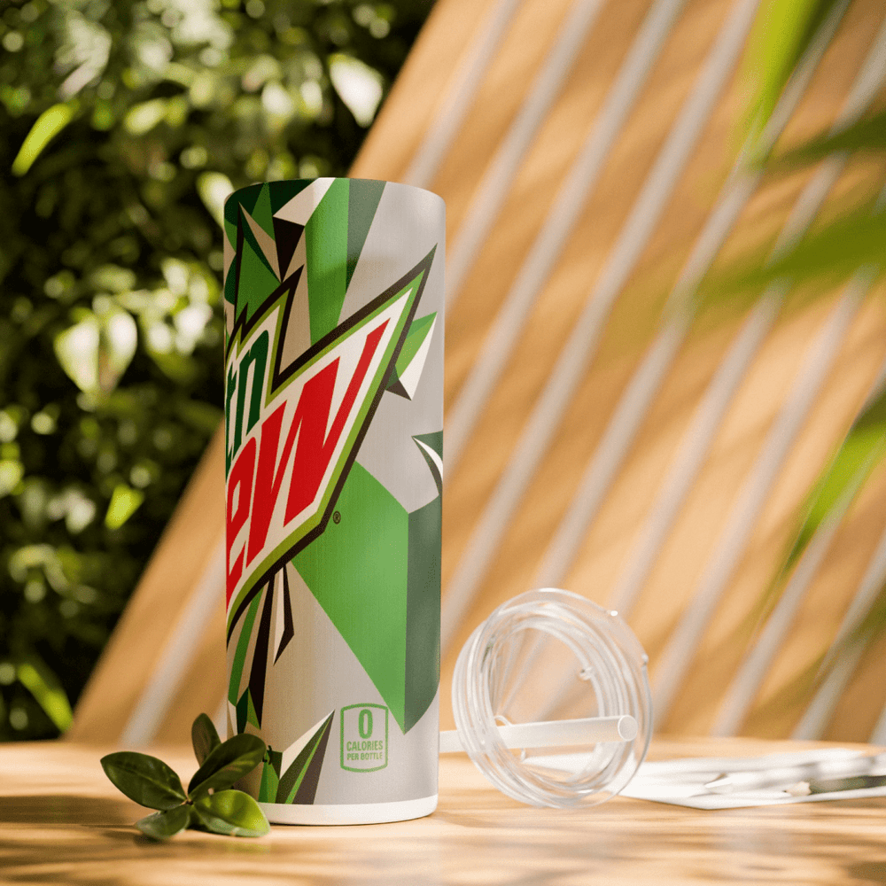 Cola Dr Pepper Fanta Sprite Fizzy Drinks 20oz Skinny Travel Tumbler With Lid - East Coast Gifts