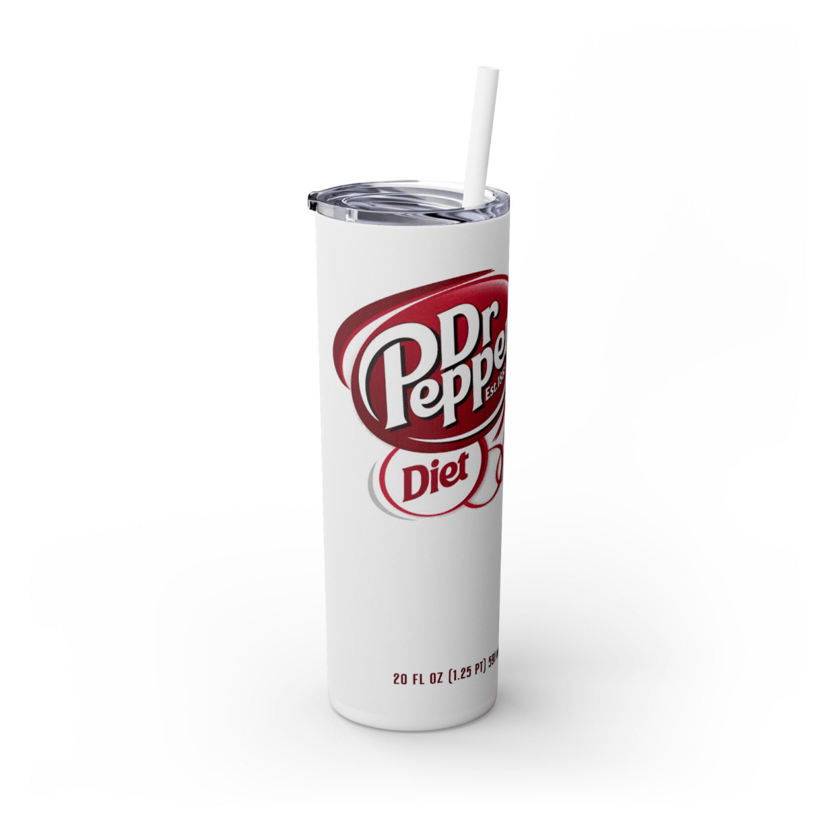 Cola Dr Pepper Fanta Sprite Fizzy Drinks 20oz Skinny Travel Tumbler With Lid - East Coast Gifts