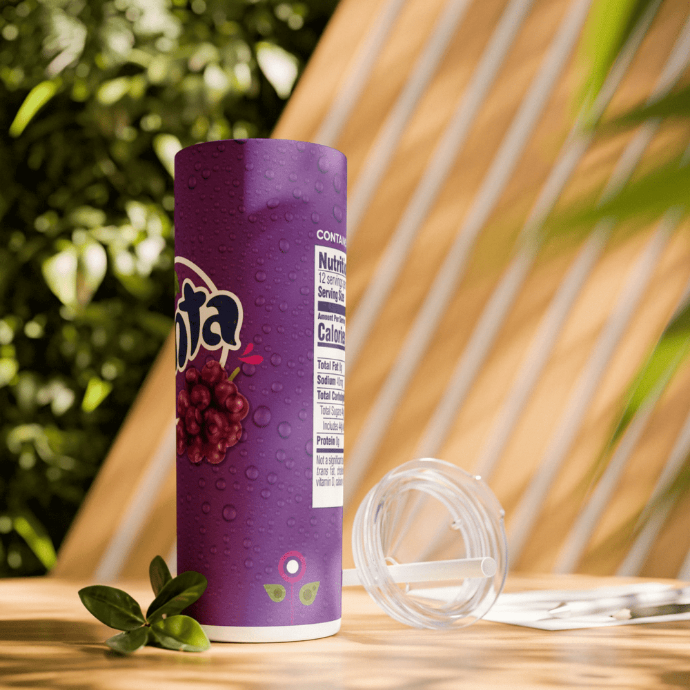 Cola Dr Pepper Fanta Sprite Fizzy Drinks 20oz Skinny Travel Tumbler With Lid - East Coast Gifts