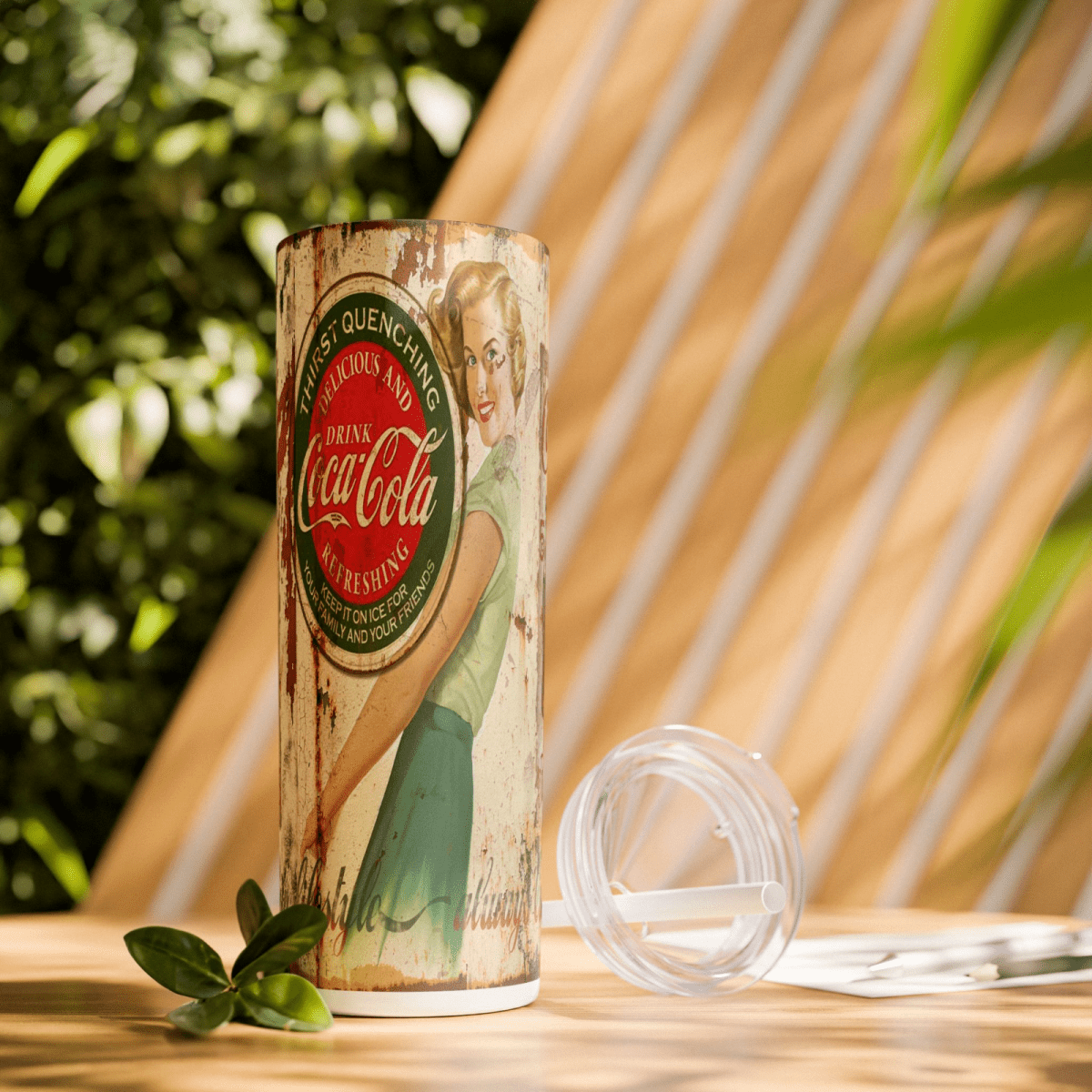 Cola Dr Pepper Fanta Sprite Fizzy Drinks 20oz Skinny Travel Tumbler With Lid - East Coast Gifts