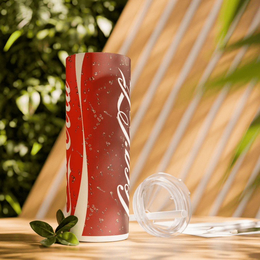 Cola Dr Pepper Fanta Sprite Fizzy Drinks 20oz Skinny Travel Tumbler With Lid - East Coast Gifts