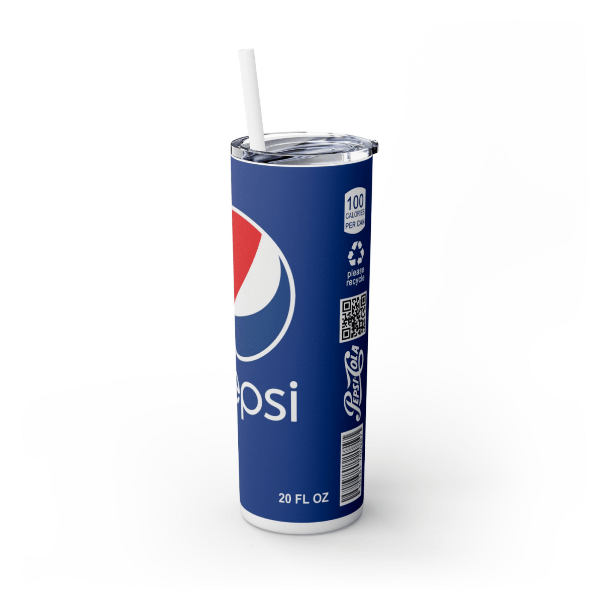 Cola Dr Pepper Fanta Sprite Fizzy Drinks 20oz Skinny Travel Tumbler With Lid - East Coast Gifts