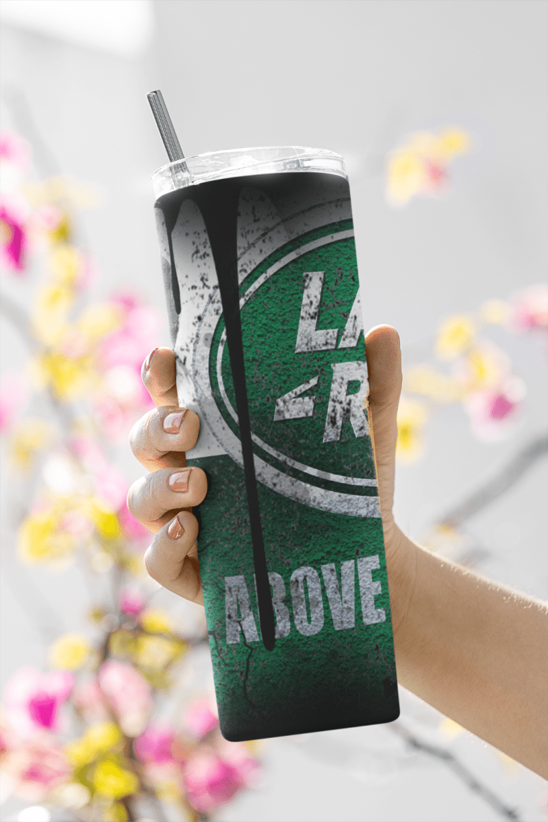 Custom Land Rover20oz Tumbler Travel Coffee Mug straw Truck Car Enthusiasts - East Coast Gifts