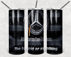 Custom Mercedes Benz 20oz Tumbler Travel Coffee Mug straw Truck Car Enthusiasts - East Coast Gifts