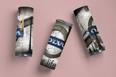 Custom Volvo 20oz Tumbler Travel Coffee Mug with straw Truck Car Enthusiasts - East Coast Gifts