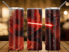 Dark Sith Star Wars 20oz Coffee Travel Tumbler Insulated Cup with Lid & Straw - East Coast Gifts