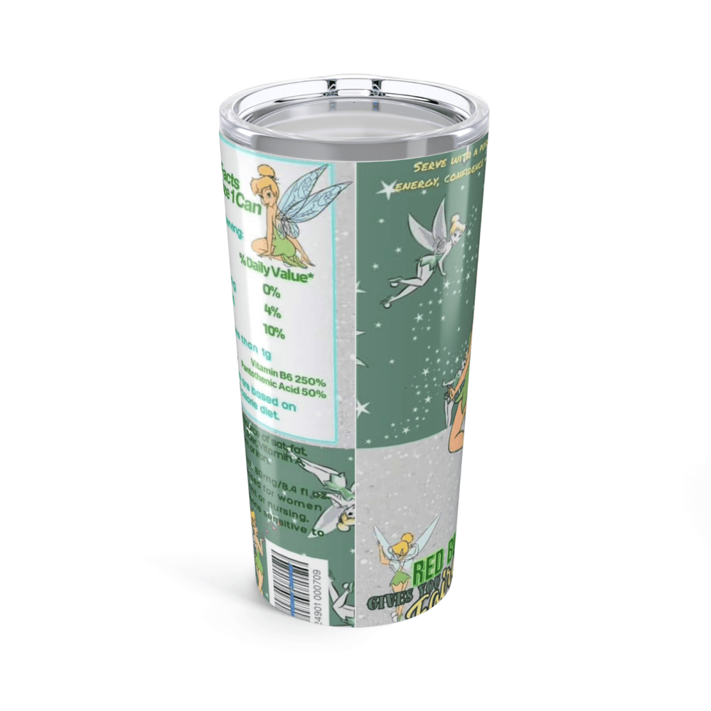 Disney - Inspired Tinkerbell Cup – Fairy Glitter Tumbler – Fast UK Dispatch - East Coast Gifts