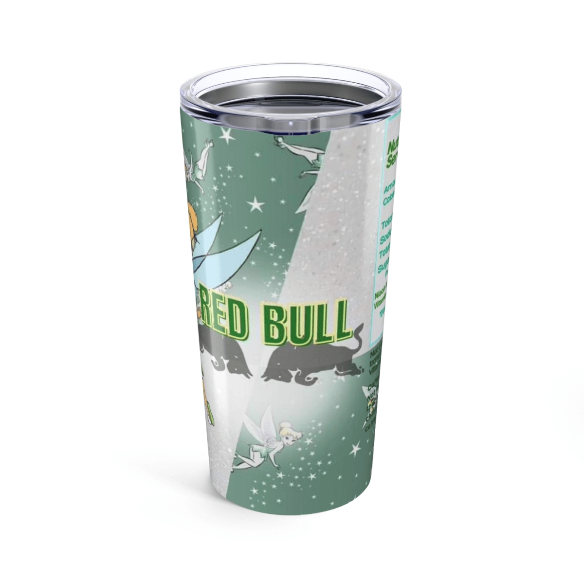 Disney - Inspired Tinkerbell Cup – Fairy Glitter Tumbler – Fast UK Dispatch - East Coast Gifts