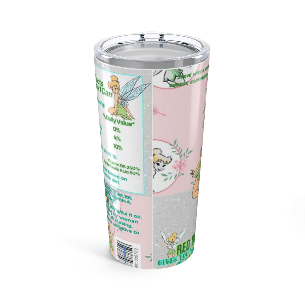 Disney - Inspired Tinkerbell Cup – Fairy Glitter Tumbler – Fast UK Dispatch - East Coast Gifts
