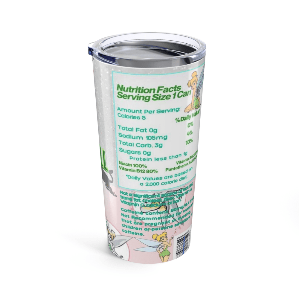 Disney - Inspired Tinkerbell Cup – Fairy Glitter Tumbler – Fast UK Dispatch - East Coast Gifts