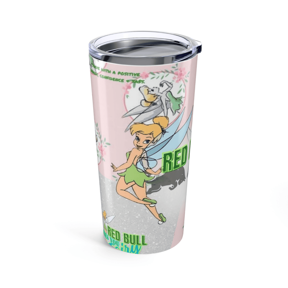 Disney - Inspired Tinkerbell Cup – Fairy Glitter Tumbler – Fast UK Dispatch - East Coast Gifts