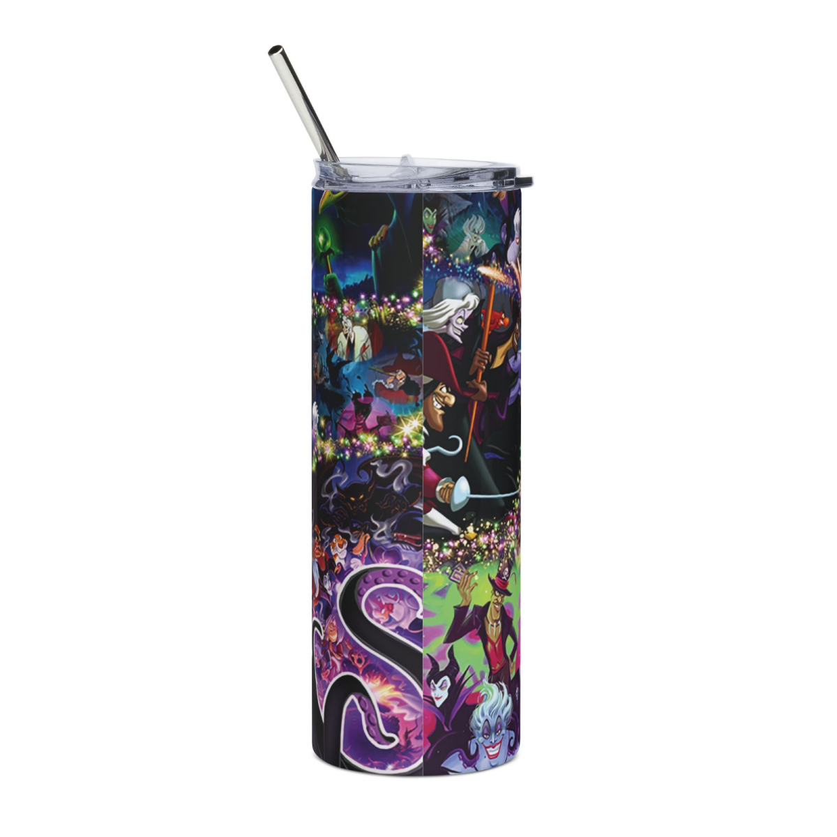 Disney Villains Tumbler 20oz – Ursula Maleficent Evil Queen It’s Magic Cup Gif - East Coast Gifts