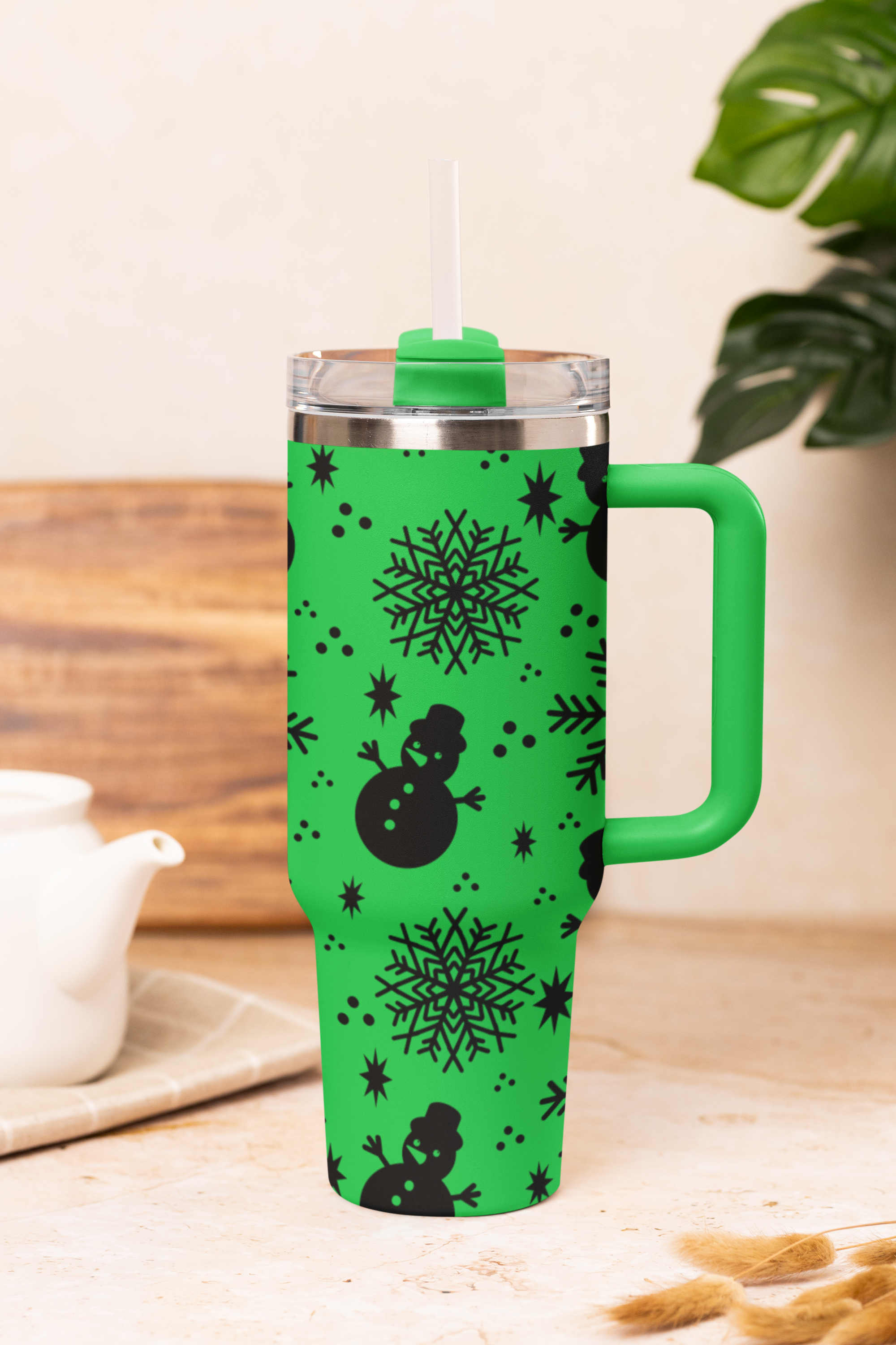 Snowman & Snowflake 40oz Tumbler