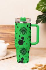 Snowman & Snowflake 40oz Tumbler