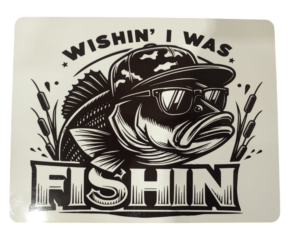 Funny Fishing Addict Placemat Humorous Gift for AnglersIdeal for Fishing Addicts - East Coast Gifts
