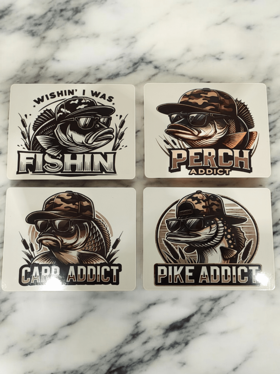 Funny Fishing Addict Placemat Humorous Gift for AnglersIdeal for Fishing Addicts - East Coast Gifts