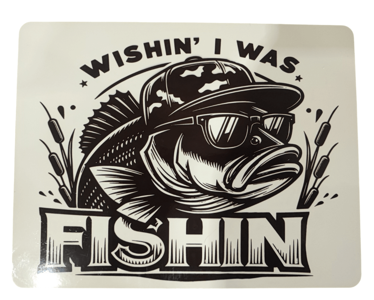 Funny Fishing Addict Placemat Humorous Gift for AnglersIdeal for Fishing Addicts - East Coast Gifts