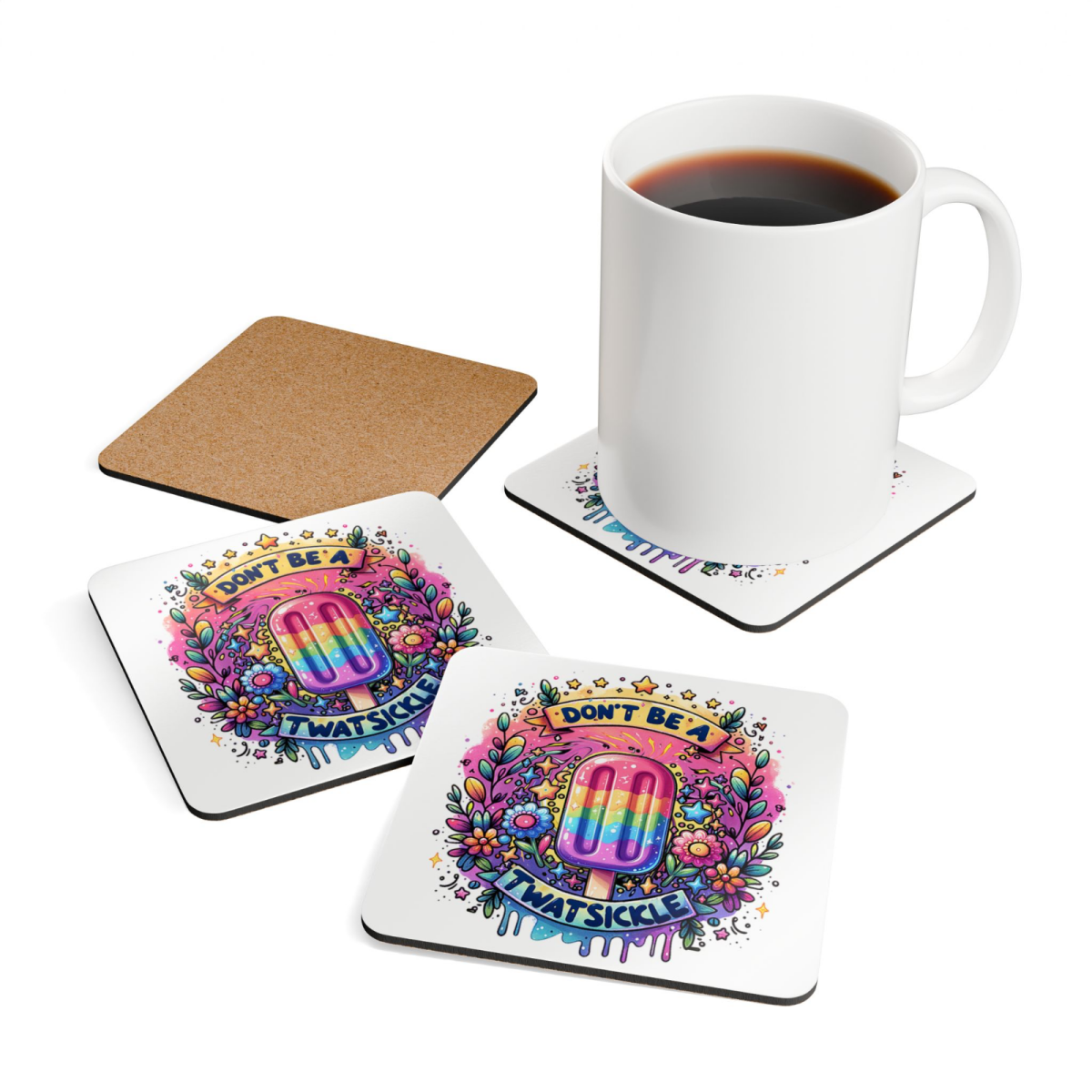 Funny Offensive Novelty Drink Coaster – Humorous Rude Comedy Gift Idea - East Coast Gifts