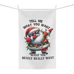 Funny Santa Christmas Towel Set – 3 - Pack Holiday Kitchen Decor - East Coast Gifts