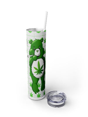 Funny Stoner Bear Tumbler for 420 Enthusiasts - East Coast Gifts