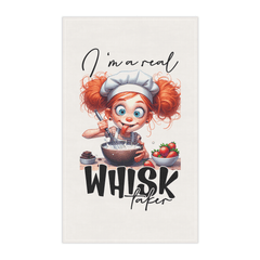 Funny Tea Towel – I'm a Real Whisk Taker – Chef Girl Dish Towel - East Coast Gifts
