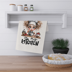 Funny Tea Towel – No Bitchin' in My Kitchen – Chef Girl Dish Towel - East Coast Gifts