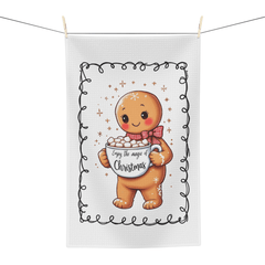 Gingerbread Cocoa Christmas Towel – Cute Holiday Kitchen Decor - East Coast Gifts