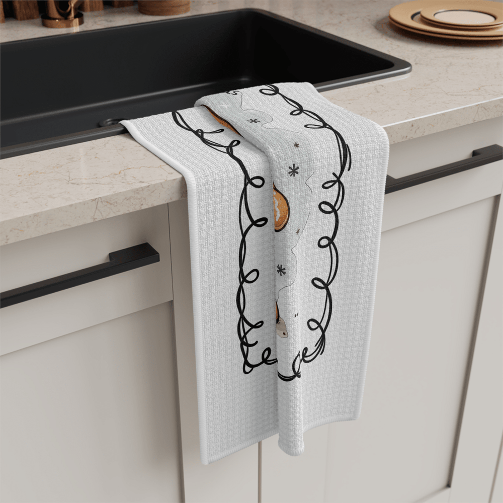 Gingerbread Cocoa Cutie Christmas Towel – Holiday Kitchen Decor - East Coast Gifts