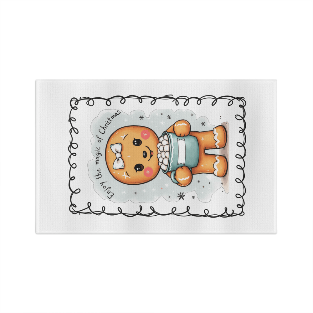 Gingerbread Cocoa Cutie Christmas Towel – Holiday Kitchen Decor - East Coast Gifts