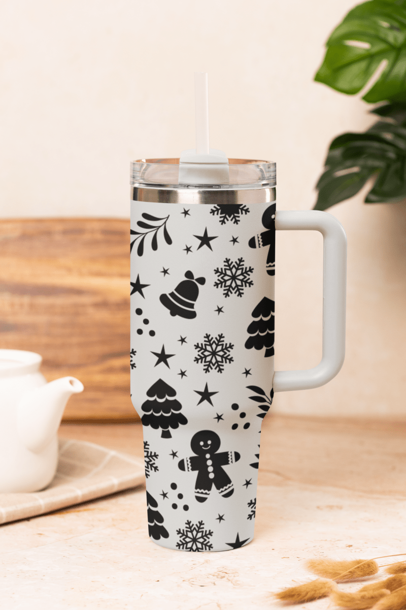 Gingerbread & Trees 40oz Tumbler - East Coast Gifts
