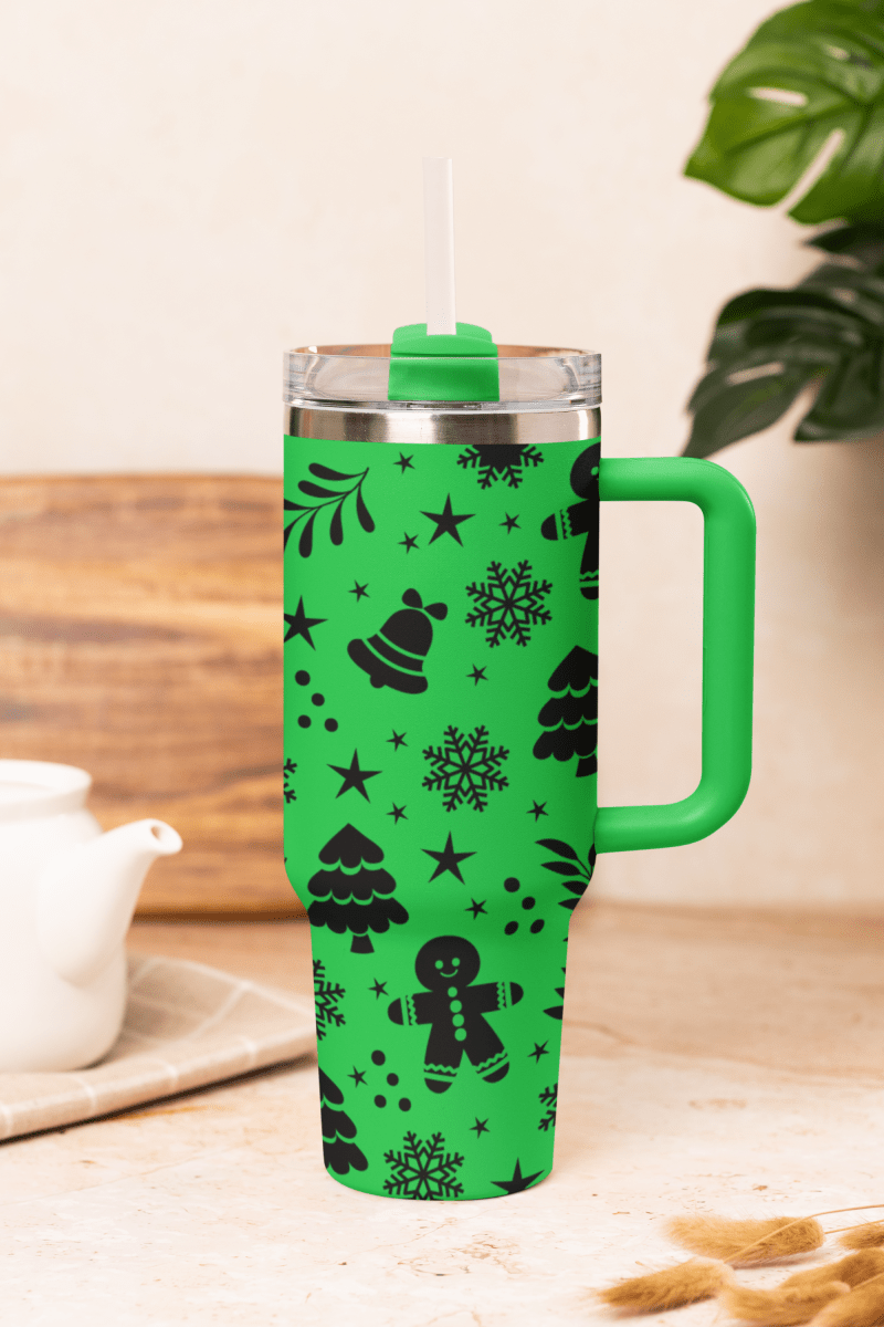 Gingerbread & Trees 40oz Tumbler - East Coast Gifts
