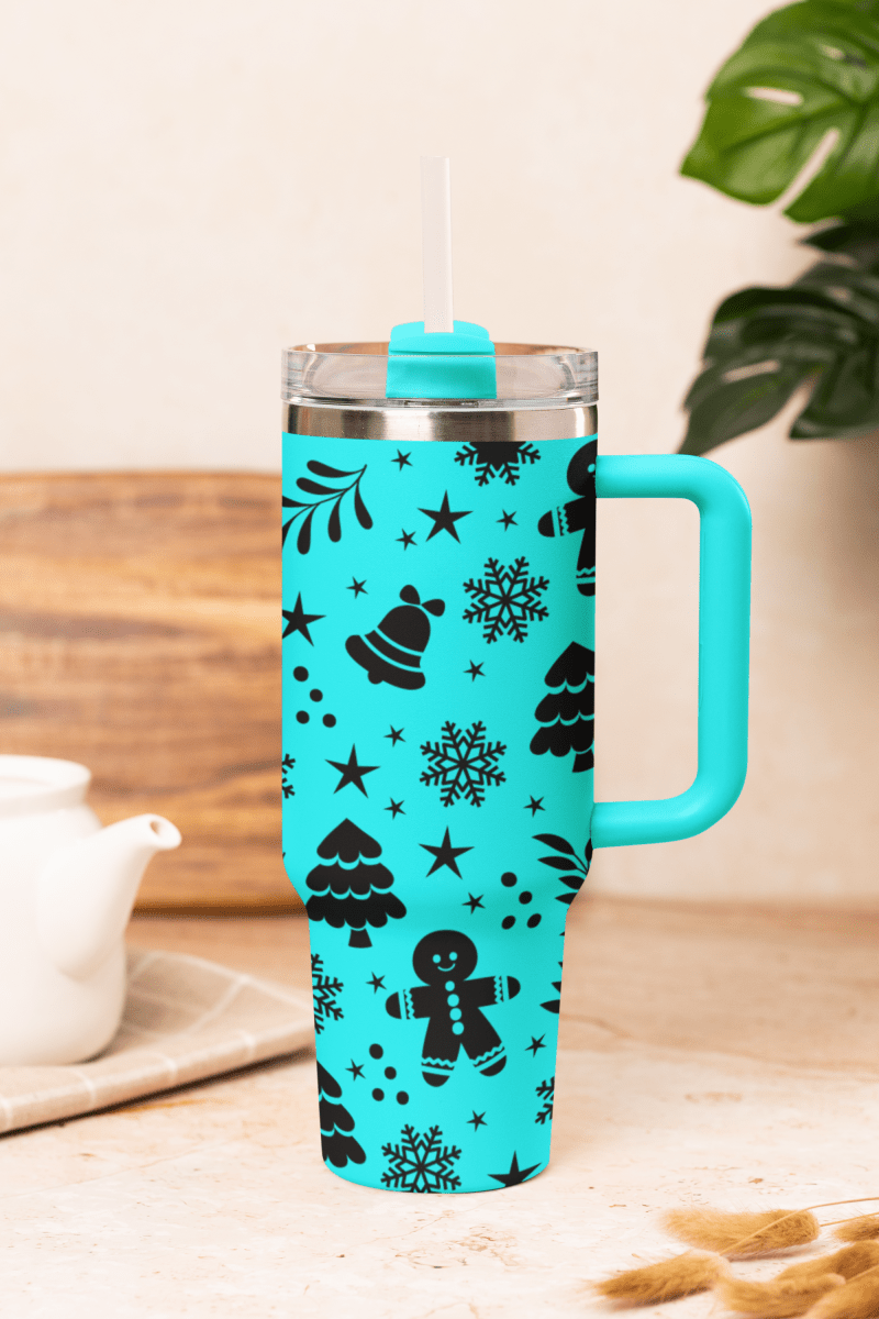 Gingerbread & Trees 40oz Tumbler - East Coast Gifts