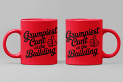 Grumpiest C*nt in the Building Mug – Neon Edition - East Coast Gifts