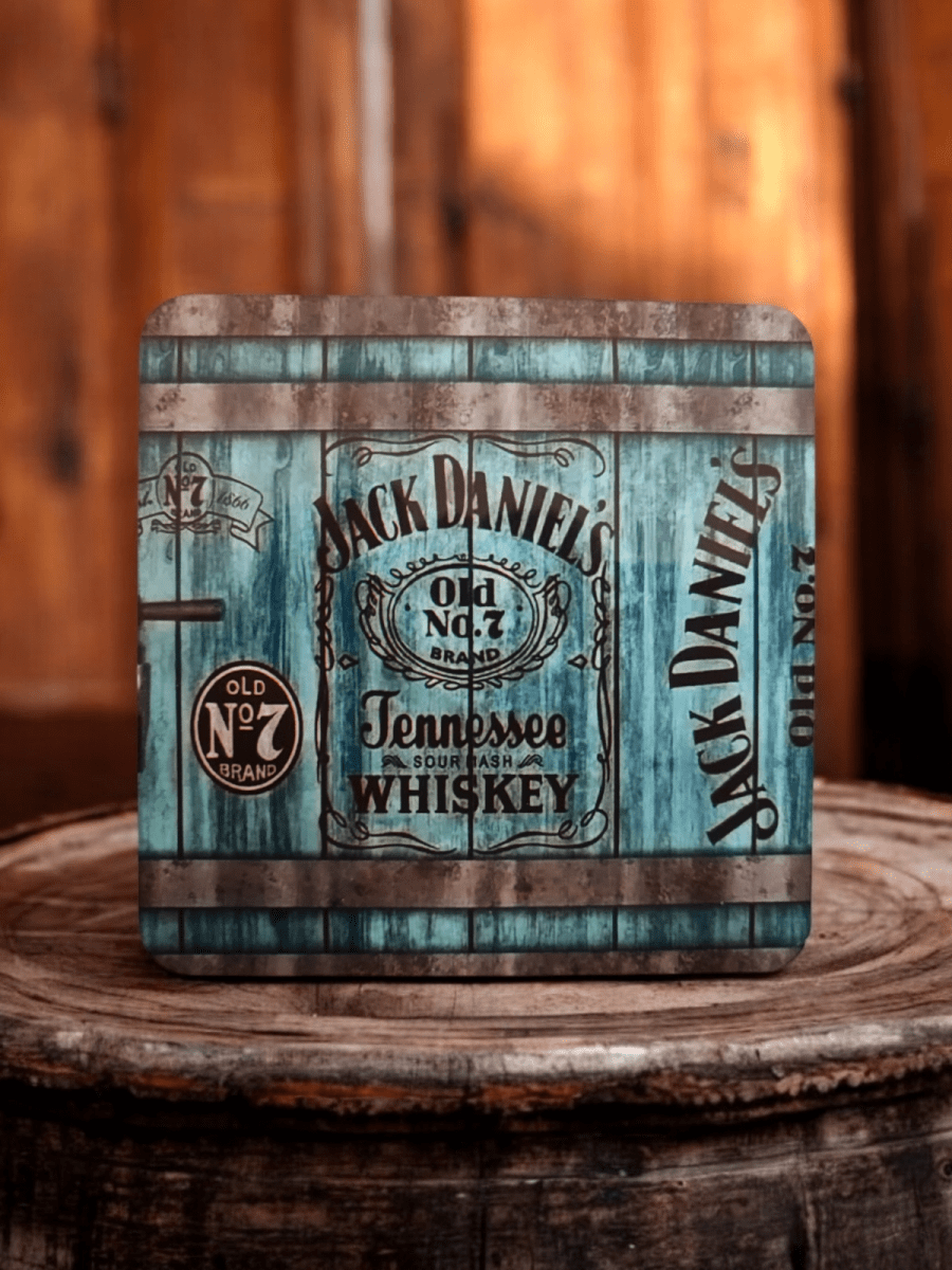 Jack Daniels Inspired Jack & Cola Drinks Beer Mats Coasters Pack - East Coast Gifts