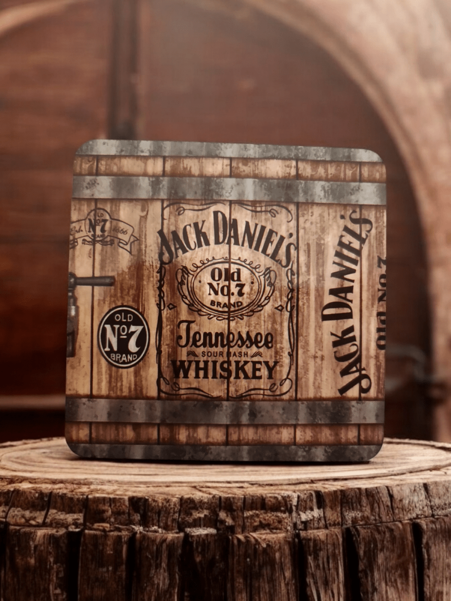 Jack Daniels Inspired Jack & Cola Drinks Beer Mats Coasters Pack - East Coast Gifts